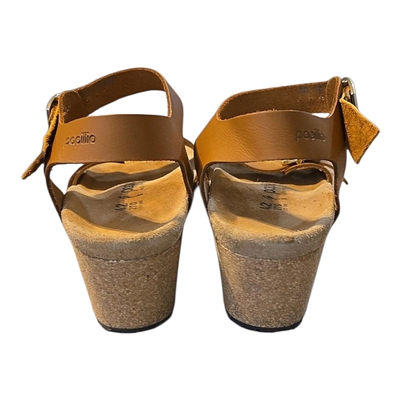 Birkenstock Soley Papillio Women's Tan Wedge Sandals Size 42, 10 US - Picture 4 of 7